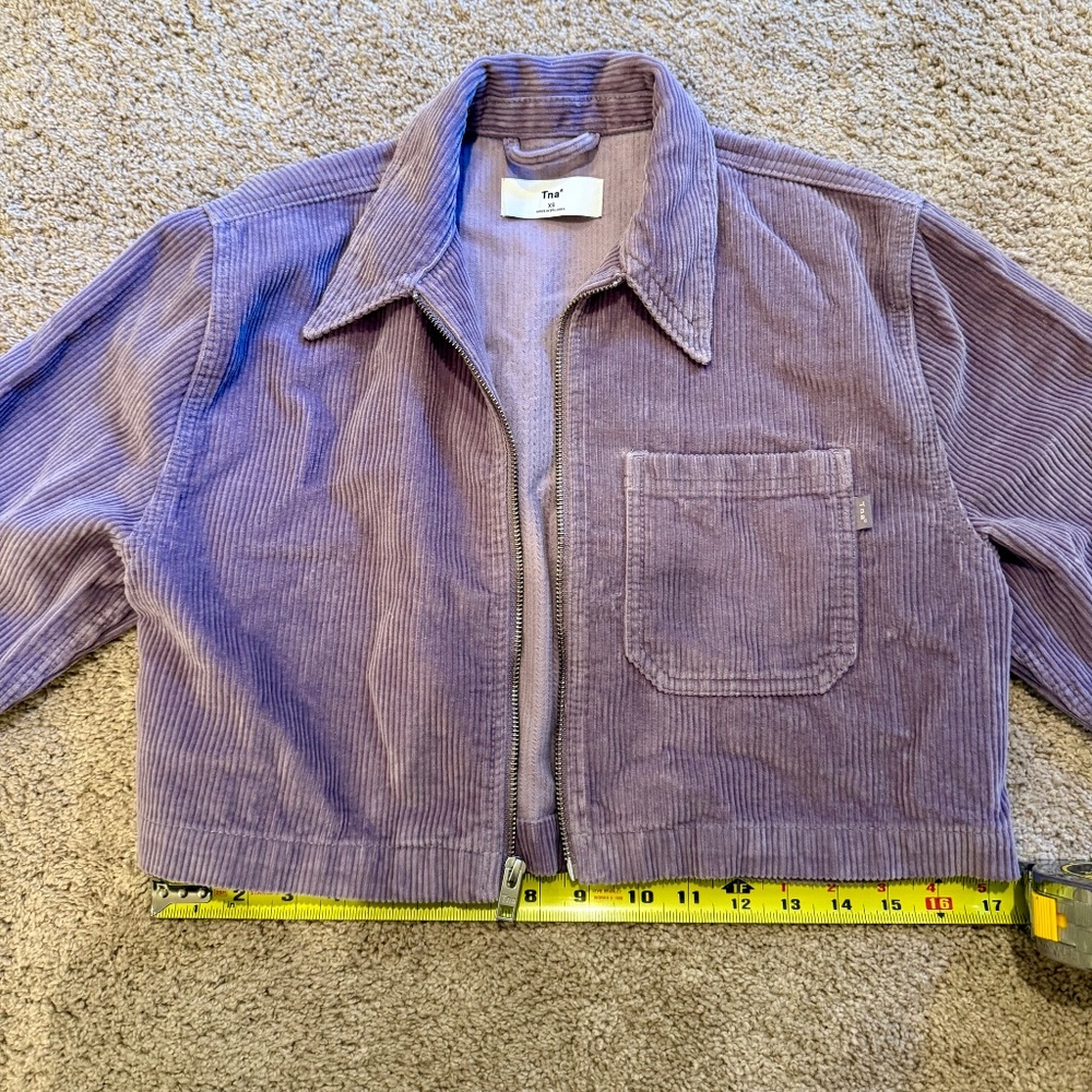 TNA XS women’s crop corduroy jacket - Picture 3 of 6